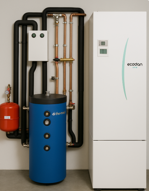 Ecodan Hydrobox Duo Power Inverter Silence R32 - Mitsubishi Electric